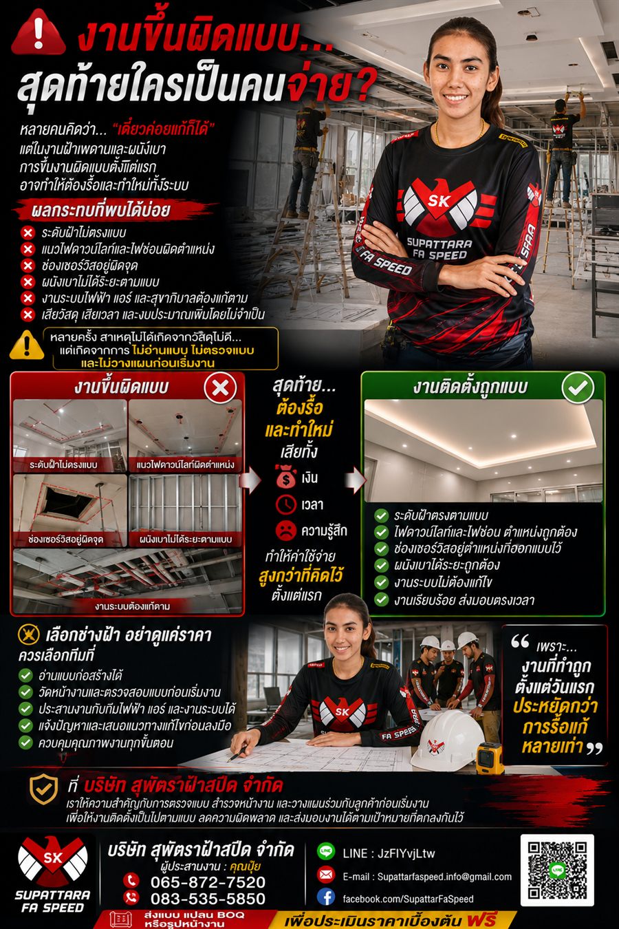 งานขึ้นผิดแบบ